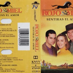 Varios - Rojo & Miel Sentirás el Amor (Cassette, Ed. Chile, 1994)