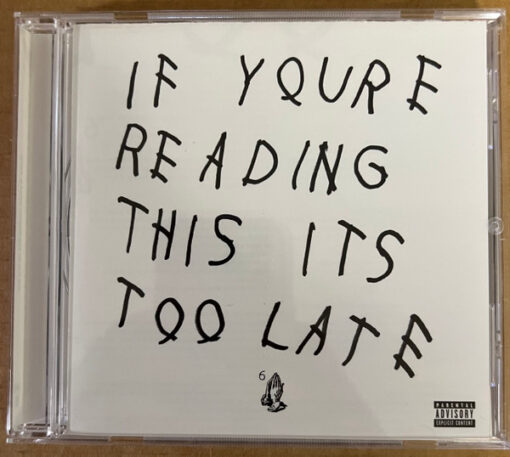 Drake - If You´re Reading This It´s Too Late (CD, Ed. US, 2015)