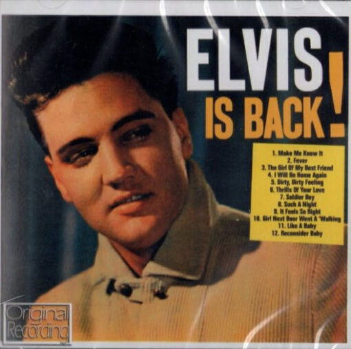 Elvis Presley - Elvis is Back (CD, Ed. Europe, 2011)