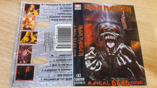 Iron Maiden - A Real Dead One (Cassette, Ed. Chile, 1993)