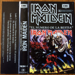 Iron Maiden - El número de la Bestia (Cassette, Ed. Chile, )