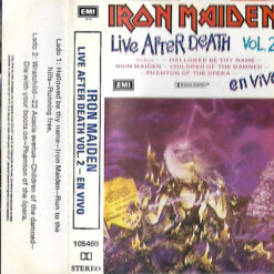 Iron Maiden - Live After Death Vol. 2 - En Vivo (Cassette, Ed. Chile, 1985)