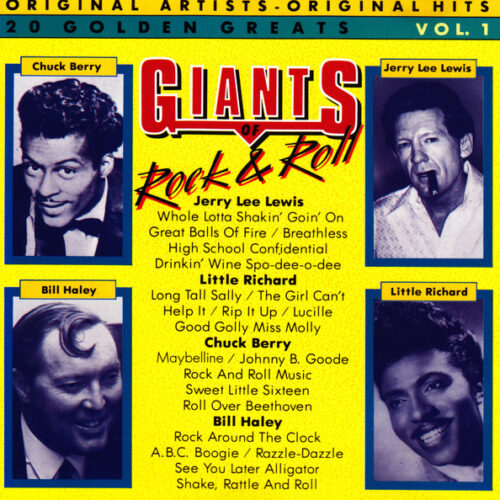 Jerry Lee Lewis / Little Richard / Chuck Berry / Bill Haley - The Giants Of Rock & Roll Vol.1 (Ed. Brasil, 1995)