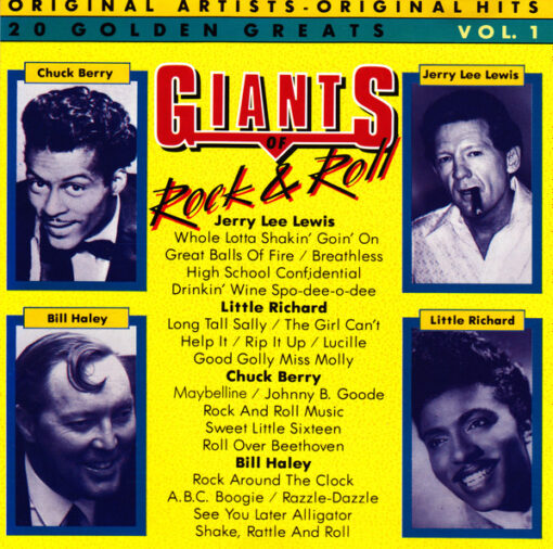 Jerry Lee Lewis / Little Richard / Chuck Berry / Bill Haley - The Giants Of Rock & Roll Vol.1 (CD, Ed. Brasil, 1995)