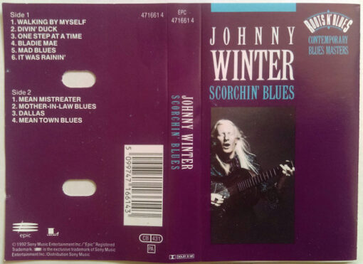 Johnny Winter - Scorchin' Blues (Cassette, Ed. Chile, 1992)