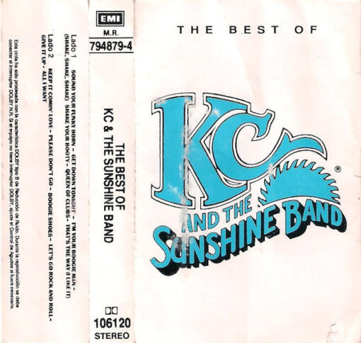 KC And The Sunshine Band - The Best Of KC & The Sunshine Band (Cassette, Ed. Chile, 1990)