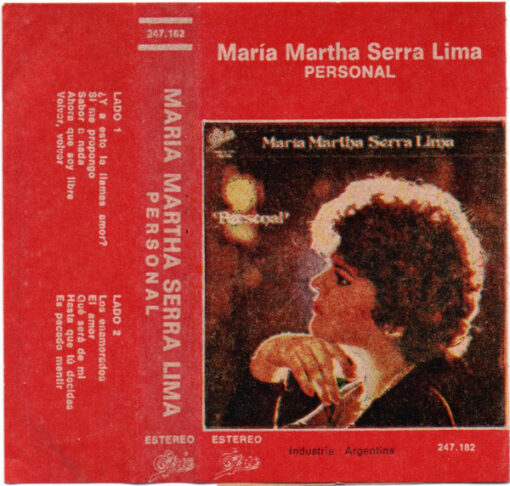 Maria Martha Serra Lima - Personal (Cassette, Ed. Chile, 1979)