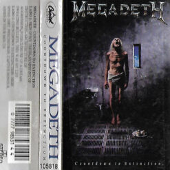 Megadeth - Countdown To Extinction (Cassette, Ed. Chile, 1992)