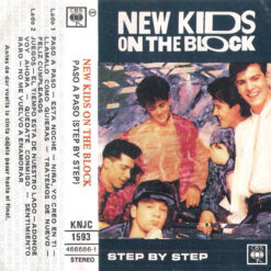 New Kids On The Block - Paso A Paso = Step By Step (Cassette, Ed. Chile, 1990)