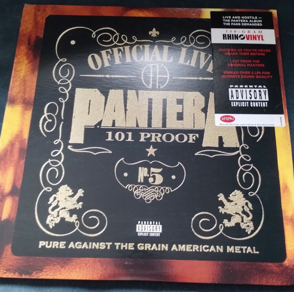 Pantera - Official Live: 101 Proof (Vinilo, 2 LP, Ed. US, 2012) 1 Pantera - Official Live: 101 Proof (Vinilo, 2 LP, Ed. US, 2012)