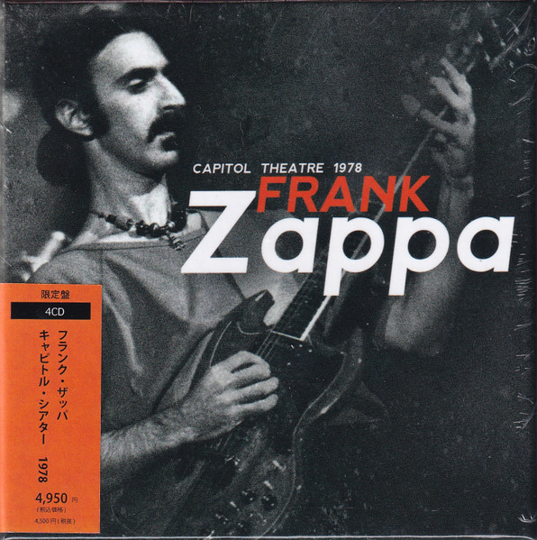Frank Zappa - Capitol Theatre 1978 (4 CD Set, Ed. 2021)