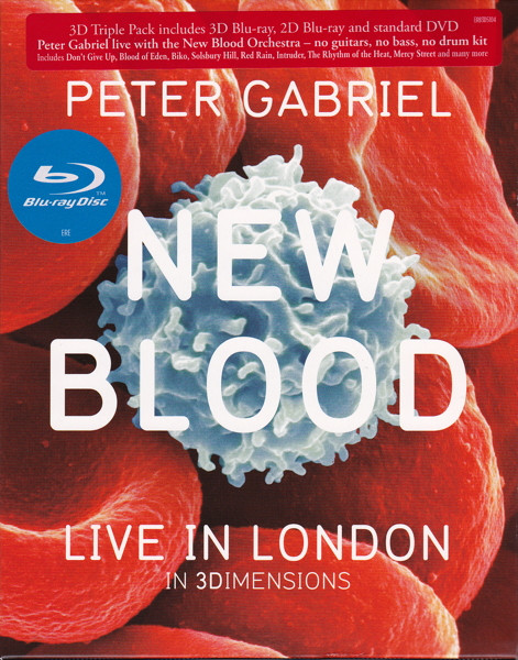 Peter Gabriel - New Blood - Live In London (DVD + 2 Blu-ray, Ed. Europe, 2011) 1 Peter Gabriel - New Blood - Live In London (DVD + 2 Blu-ray, Ed. Europe, 2011)
