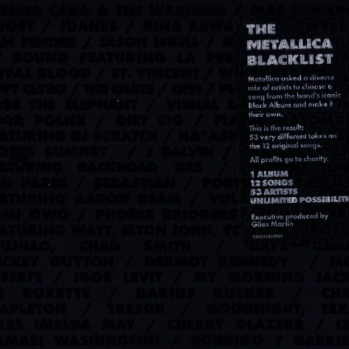 Various - The Metallica Blacklist (4 CD Set, Ed. Brazil, 2021)