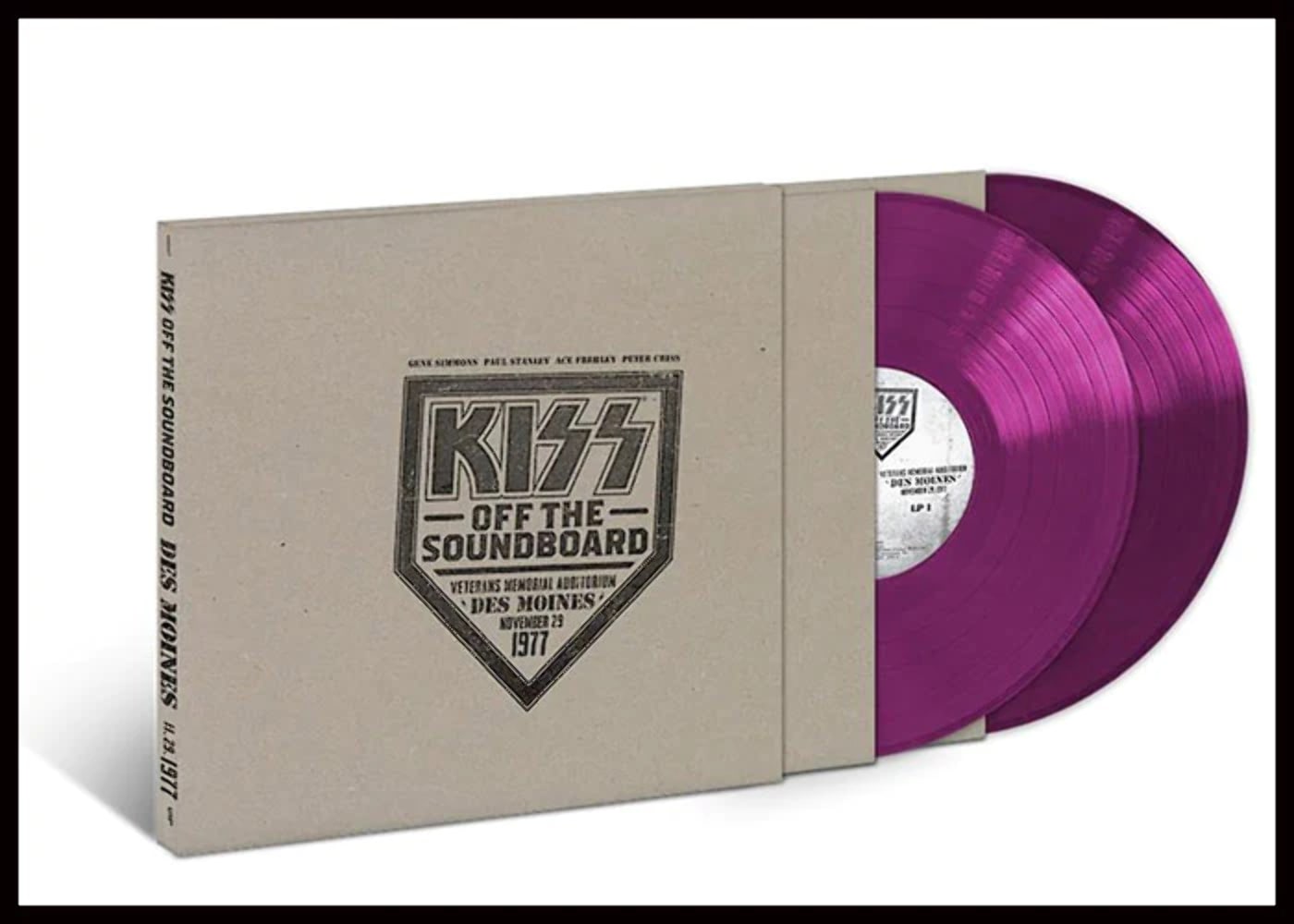 Kiss - Off The Soundboard Live in Des Moines 1977 (Vinilo, 2 LP, Ed. 2022) 1 Kiss - Off The Soundboard Live in Des Moines 1977 (Vinilo, 2 LP, Ed. 2022)