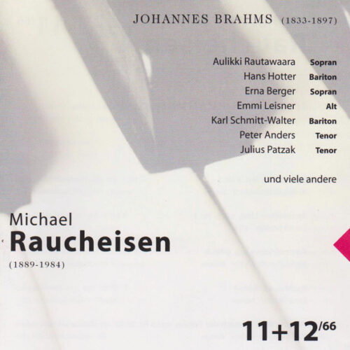 Michael Raucheisen - Michael Raucheisen 11+12/66 (2 CD Set)