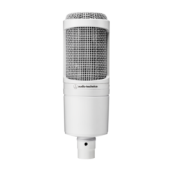 Microfono Condensador Cardioide Color Blanco (incluye filtro antipop y shockmount) - Audio-Technica AT2020CWH