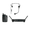 Sistema Wireless System 10 Transmisor BodyPack Receptor Microfono Tipo Diadema Audio Technica ATW 1101 H