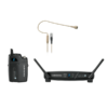 Sistema Wireless System 10 Transmisor BodyPack Receptor Microfono de cabeza Audio Technica ATW 1101 H92 TH