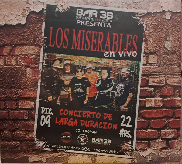Los Miserables - En Vivo En Bar 38 (CD, Ed. Chile, 2025) 1 Los Miserables - En Vivo En Bar 38 (CD, Ed. Chile, 2025)