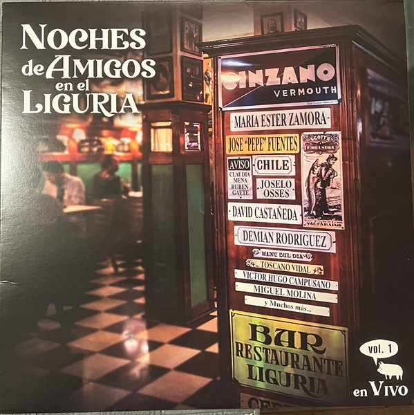 María Ester Zamora - Noches de Amigos en el Liguria (Vinilo, Ed. Chile, 2021) 1 María Ester Zamora - Noches de Amigos en el Liguria (Vinilo, Ed. Chile, 2021)