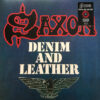 Saxon - Denim And Leather (Vinilo, Ed. Europe) 2 Saxon Denim And Leather LP Album