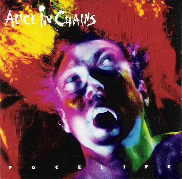 Alice In Chains - Facelift (CD, Ed. Europe, 1990) 1 Portada Alice In Chains - Facelift (Columbia, 1990)