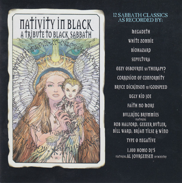 Various - Nativity in Black (CD, Ed. Europe, 1994) 1 Portada Various - Nativity in Black (Columbia, 1994)